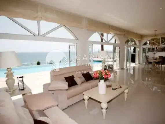 (46) Luksusowa willa w Orihuela Costa z widokiem na morze i prywatnym basenem