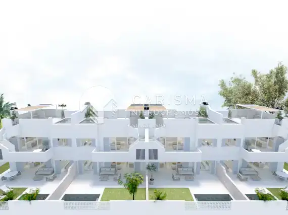 (2) Nowy kompleks bungalowów z prywatnymi basenami w Torre de la Horadada