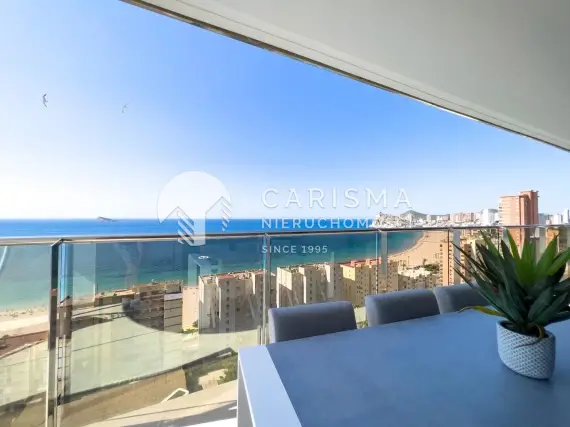 (5) Luksusowy i nowoczesny apartament z widokiem na morze, tuż obok plaży w Benidorm