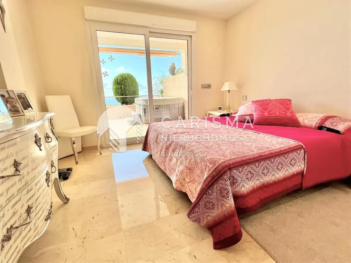 (34) Luksusowy apartament z panoramicznym widokiem na morze w Altea Hills