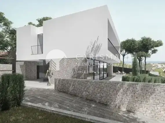 (7) Nowy dom w Benissa z widokami na Morze Śródziemne i skałę Peñon de Ifach.