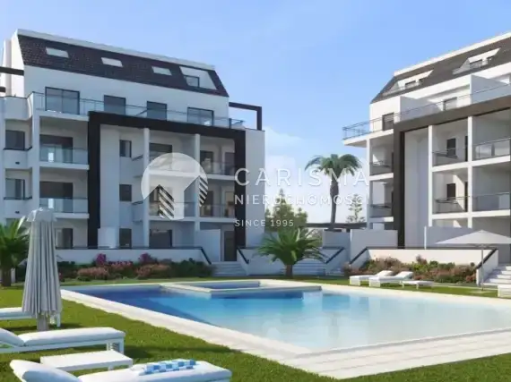 (3) Nowe apartamenty na sprzedaż 300 m od plaży w Denii