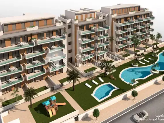 (5) Nowe i nowczesne apartamenty tylko 200 m od plaży w Guardamar
