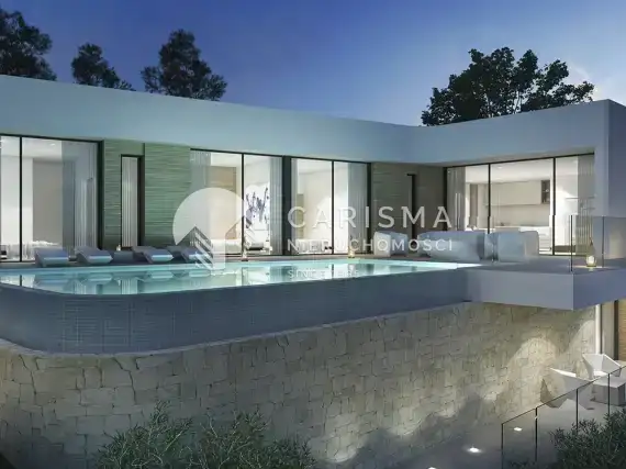 (3) Luksusowa willa do wybudowania w Solpark, Moraira
