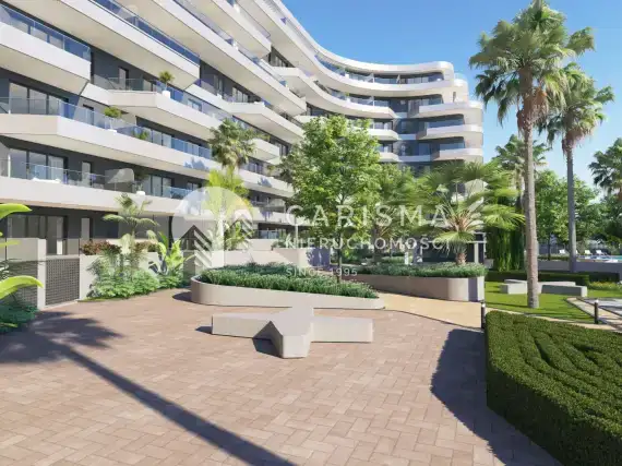 (4) Nowe i nowoczesne apartamenty w budowie, blisko plaży w Maladze.