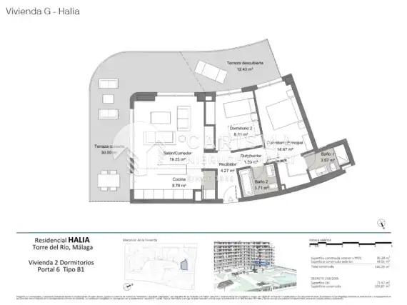 (14) Nowe i nowoczesne apartamenty w budowie, blisko plaży w Maladze.