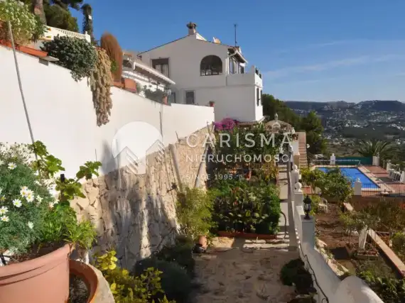 (4) Willa z widokiem na morze, Moraira., Costa Blanca