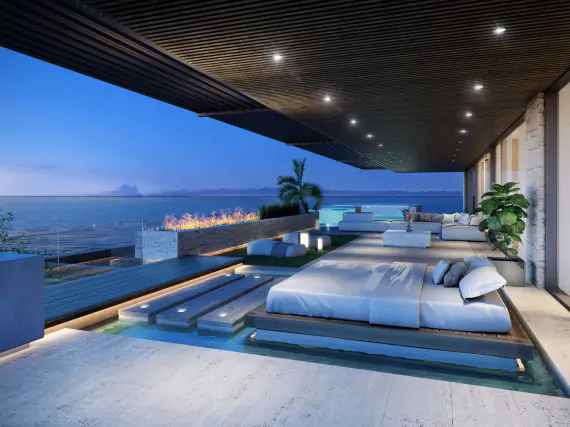 (2) Luksusowe apartamenty w pierwszej linii brzegowej, w budowie w Esteponie, Costa del Sol