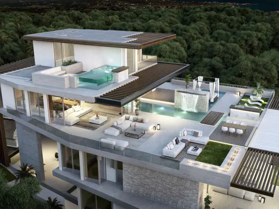 (10) Luksusowe apartamenty w pierwszej linii brzegowej, w budowie w Esteponie, Costa del Sol