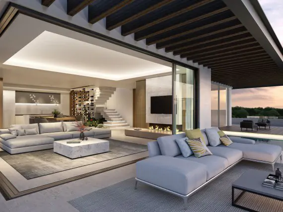 (12) Luksusowe apartamenty w pierwszej linii brzegowej, w budowie w Esteponie, Costa del Sol