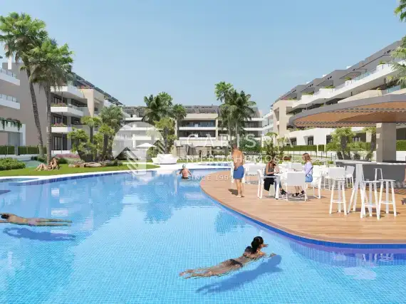 (4) Nowe apartamenty w budowie, 600 m od plaży Playa Flamenca