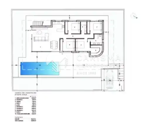 (26) Nowoczesna, parterowa willa z solarium w trakcie budowy w Polop