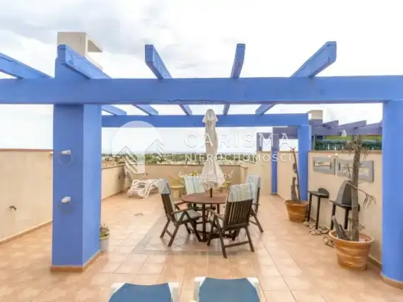 (19) Apartament z tarasem dachowym, 50 m od morza w Cabo Roig.