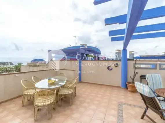 (20) Apartament z tarasem dachowym, 50 m od morza w Cabo Roig.