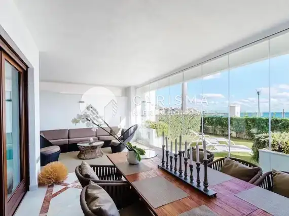 (16) Apartament z ogródkiem oraz widokiem na morze w Estepona