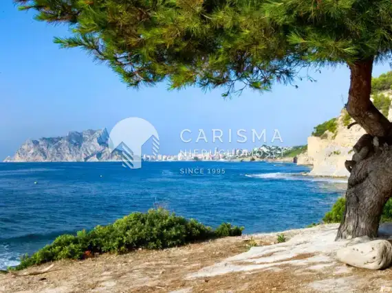 (32) Luksusowa willa do budowy z widokiem na morze w Moraira.