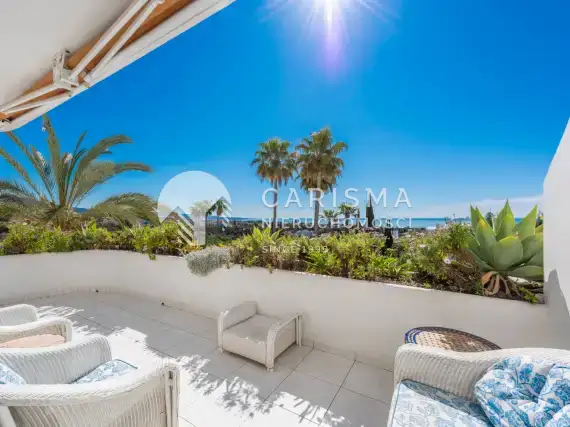 (6) Apartament z panoramicznym widokiem na morze w  Golden Mile Marbella
