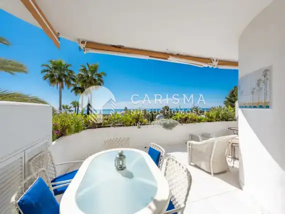 (12) Apartament z panoramicznym widokiem na morze w  Golden Mile Marbella
