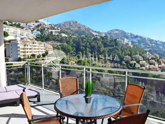 (2) Atrakcyjny apartament z widokiem na morze i góry w Altea Hills