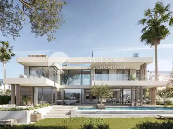 (2) Luksusowa, nowoczesna willa do budowy, z widokiem na morze, Cancelada, Costa del Sol