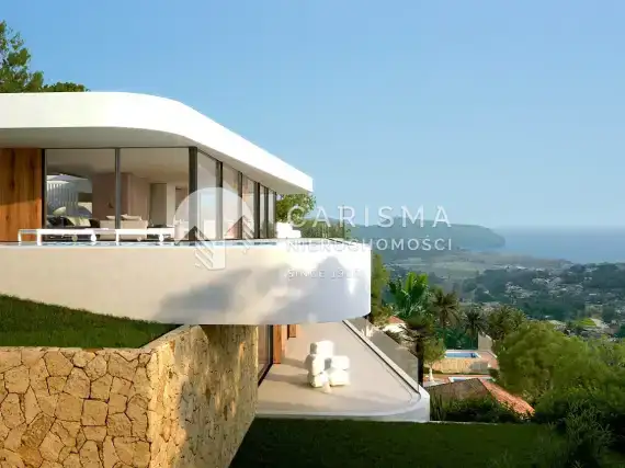 (14) Luksusowa willa do budowy z widokiem na morze w Moraira.