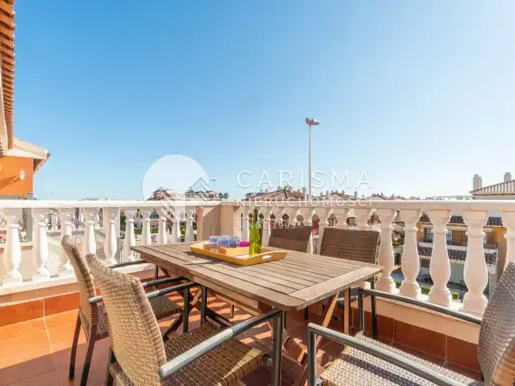 (8) Penthouse z widokiem na Morze Śródziemne w Zeniamar, Costa Blanca, Hiszpania