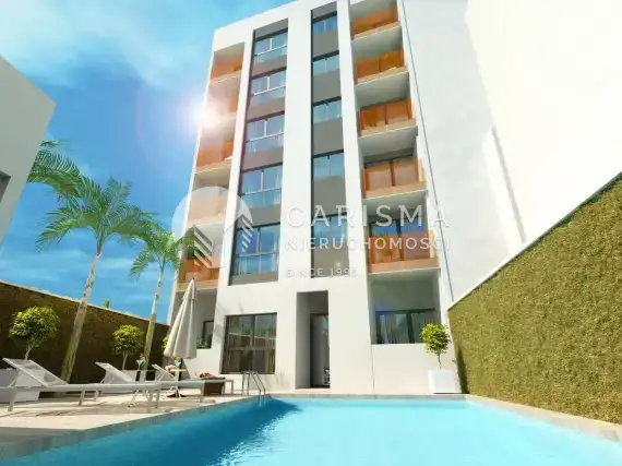 (7) Nowe, 3 ostatnie apartamenty w Torrevieja, 350 m od plaży.
