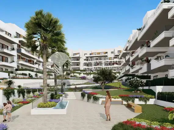 (2) Nowoczesne i nowe apartamenty z 1-3 sypialniami przy polu golfowym, Villamartin, Costa Blanca