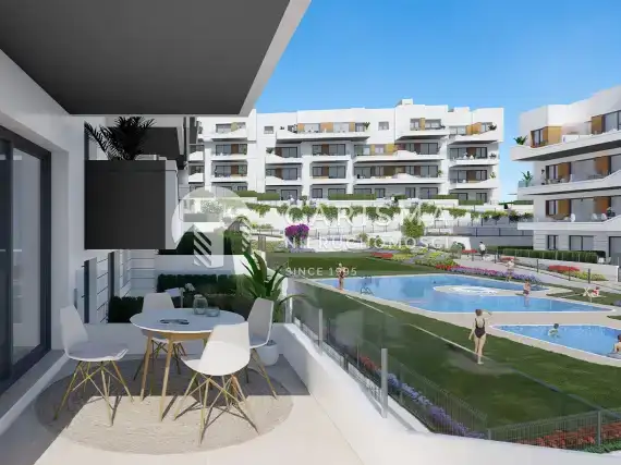 (3) Nowoczesne i nowe apartamenty z 1-3 sypialniami przy polu golfowym, Villamartin, Costa Blanca