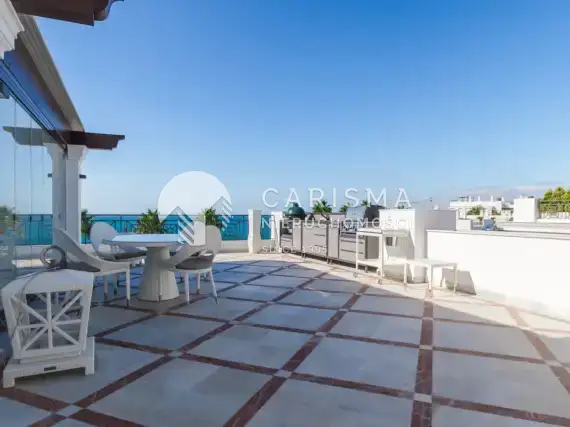 (7) Luksusowy penthouse z widokiem na morze, w pierwszej linii brzegowej, Estepona, Costa del Sol
