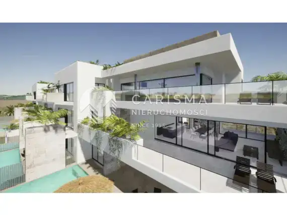 (5) Luksusowe i gotowe apartamenty w zabudowie willowej z własnymi basenami w Las Colinas, Costa Blanca