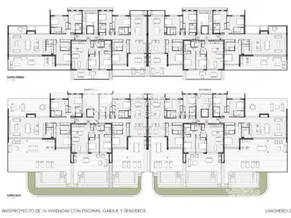 (8) Luksusowe i gotowe apartamenty w zabudowie willowej z własnymi basenami w Las Colinas, Costa Blanca