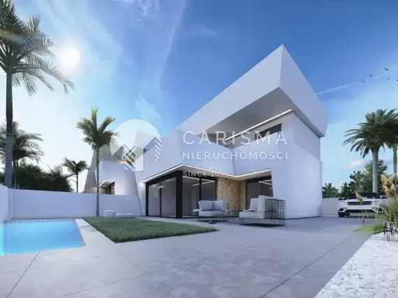 (6) Domy w zabudowie bliźniaczej z prywatnymi basenami 650 m od plaży w San Javier