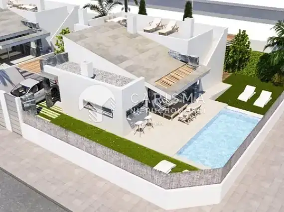 (9) Nowy dom z prywatnym basenem w San Pedro del Pinatar
