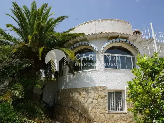 (42) Dom w stylu śródziemnomorskim z widokiem na morze, Calpe, Costa Blanca