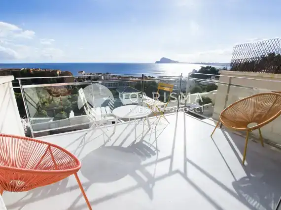 Nowoczesny penthouse z panoramicznym widokiem na morze,  Altea Mascarat 1