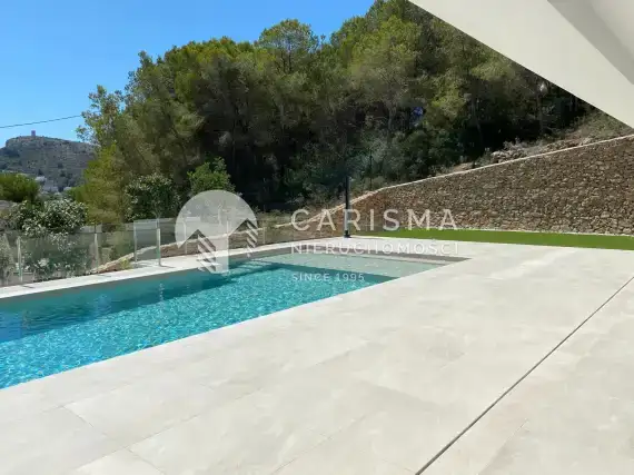 (19) Luksusowa, nowa i gotowa willa w spacerowej odległości do plaży El Portet, Moraira