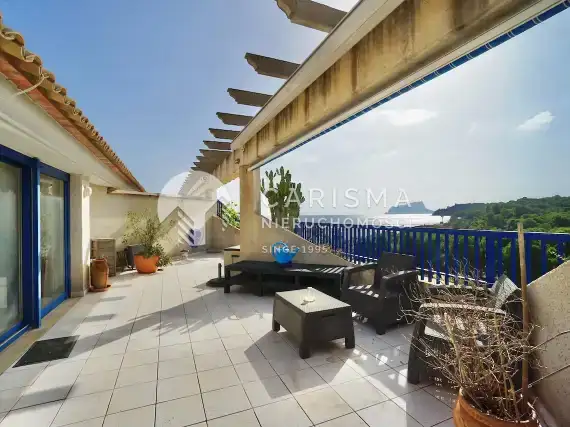 (6) Penthouse w pierwszej linii z widokiem na morze w Moraira