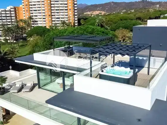 (4) Nowoczesna willa blisko plaży  z pięknym widokiem na morze, Marbella East, Costa dewl Sol