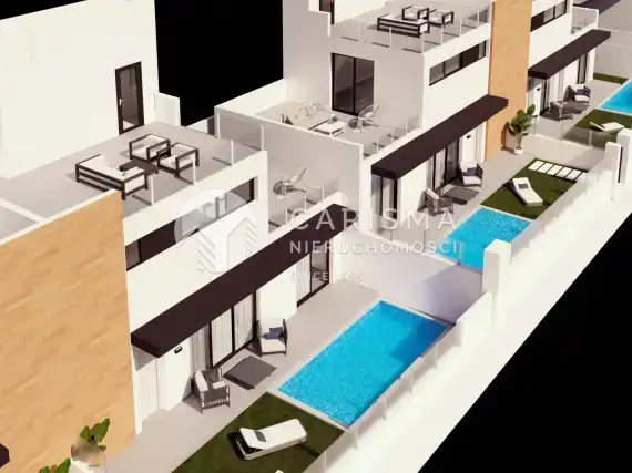 (4) Nowy, gotowy dom w zabudowie bliźniaczej, Villamartin, Costa Blanca