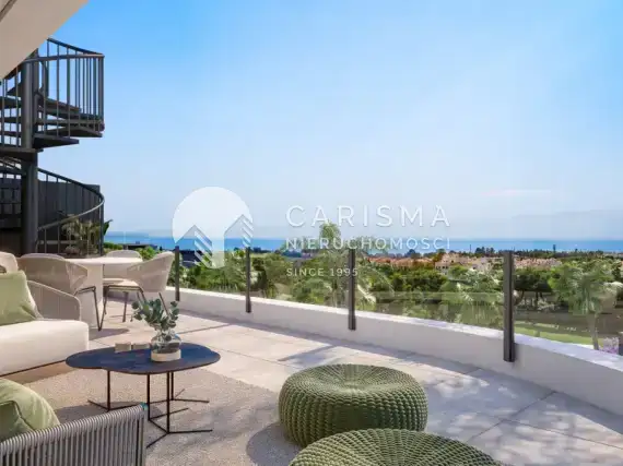 (3) Nowe apartamenty w budowie z widokiem na morze, Estepona, Costa del Sol.