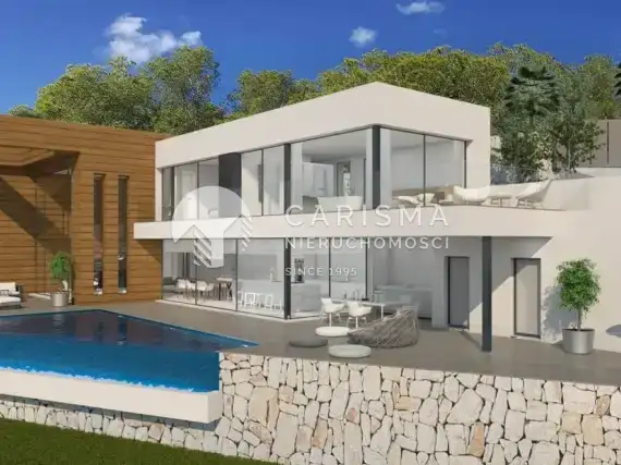 (2) Nowy projekt, willa z panoramicznym widokiem na góry, Moraira, Costa Blanca Północ