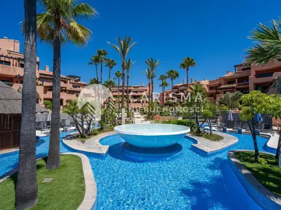 (19) Luksusowy apartament z widokiem na morze, w kompleksie przy plaży, Estepona, Costa del Sol