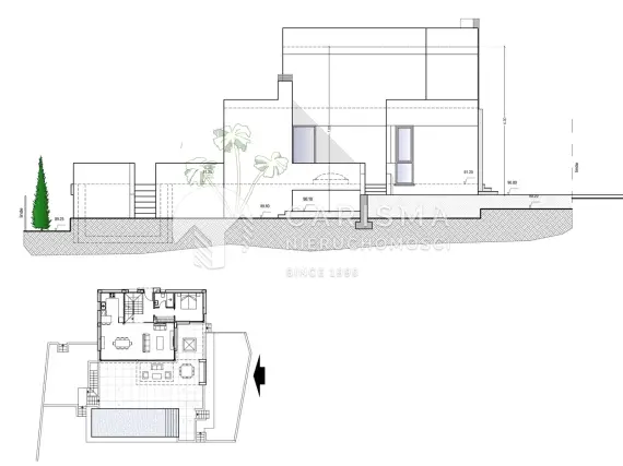 (16) Projekt nowoczesnej willi z widokiem na morze w Benissa Costa
