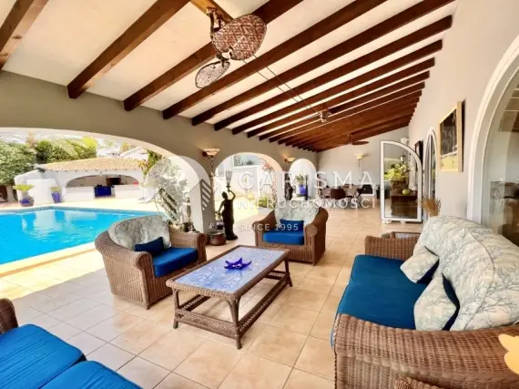 (4) Luksusowa willa w tradycyjnym stylu, z widokiem na morze, El Portet, Moraira