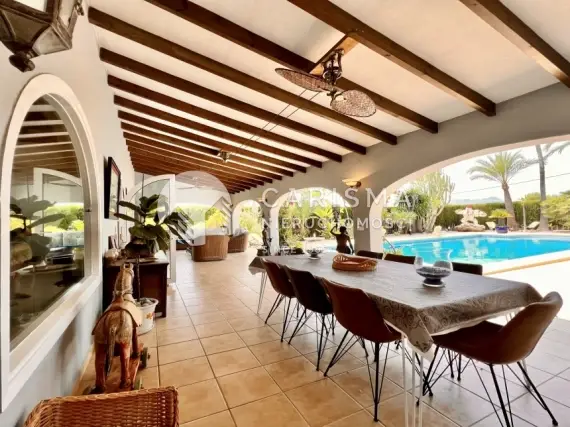 (15) Luksusowa willa w tradycyjnym stylu, z widokiem na morze, El Portet, Moraira