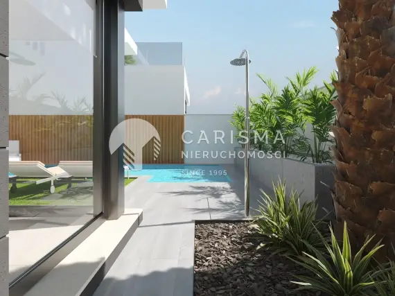 (10) Nowe i  nowoczesne domy w budowie, położone przy polu golfowym, Los Acazares, Costa Calida