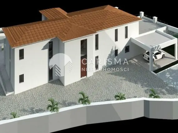(4) Luksusowa i nowoczesna willa do budowy, w pierwszej linii brzegowej, Moraira, Costa Blanca