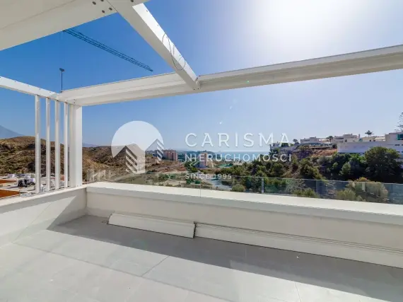 (55) Apartament z tarasem typu solarium i widokiem na morze w Villajoyosa