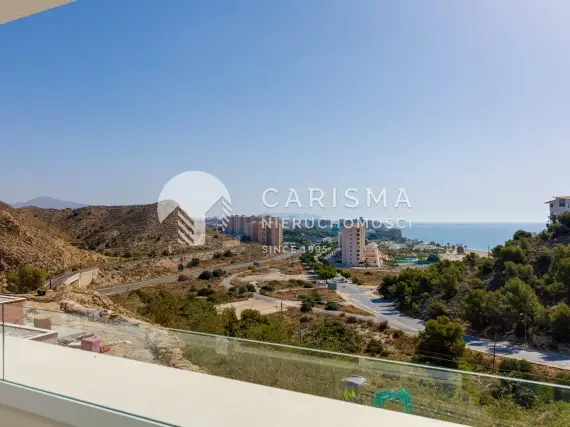 (56) Apartament z tarasem typu solarium i widokiem na morze w Villajoyosa